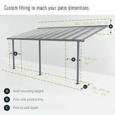 White Aluminum Patio Cover