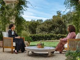 Meghan markle has told oprah winfrey that she experienced suicidal thoughts over how she was being treated after marrying prince harry and spoken of the anguish she had over discussions about her son that ranged from questions about his skin colour to the decision that he would not get a prince. Meghan And Harry Interview With Oprah Patio Furniture Dupes