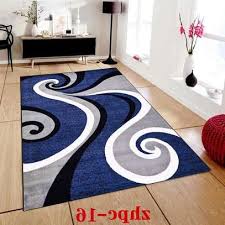 blue eco friendly 3d decorative carpets