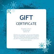 You'll need to customize them with your text and in some cases colors and photos. Free Gift Certificate Templates You Can Customize