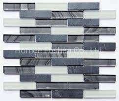 china new design glass mosaic marble