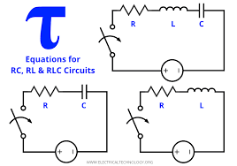 Tau Formulas For Rc Rl Rlc Circuits