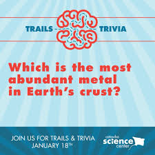 Play thousands of free online trivia quiz games. Catawba Science Center It S National Trivia Day Here S A Science Trivia Question To Celebrate Which Is The Most Abundant Metal In Earth S Crust If You Want Even More Trivia Get Your