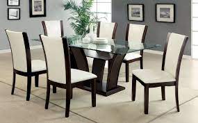 Wood Dining Table Set White Chairs