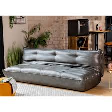 Mati 3 Seater Sofa Bed In Faux Leather