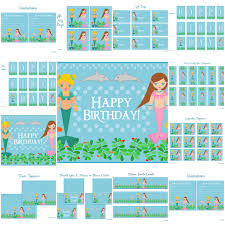 Free Mermaid Birthday Party Printables From Printabelle Catch My Party