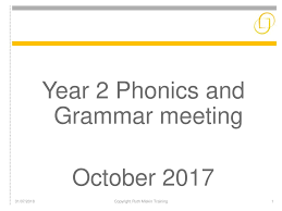 Year 2 Phonics And Grammar Meeting October Ppt Download