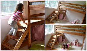 Diy Camp Loft Bed With Stairs Tutorial
