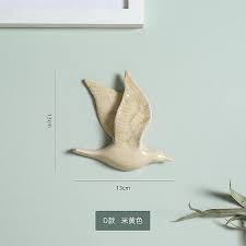 3d Ceramic Flying Birds Wall Decor
