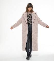 Mink Soft Faux Fur Maxi Coat New Look