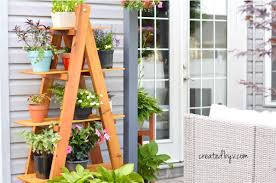 Build this beautiful diy plant stand with two levels. Diy A Frame Folding Plant Stand Created By V