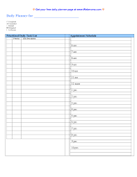 Scope Of Work Template Get Me Organized Day Planner