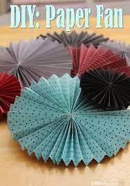 diy paper fans paper fan decorations
