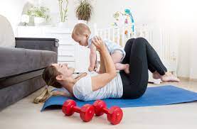 important muscle to exercise postpartum