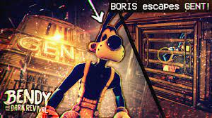 BORIS SPOTTED IN 'GENT BUILDING'!! (he's escaping!) | Bendy Dark Revival  #16 [Hacking] Secrets - YouTube