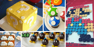 Fun super mario bros themed cupcakes for a little guy's birthday! 15 Fun Foods For A Super Mario Party