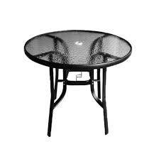 China Patio Round Glass Top Table