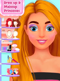 princess dress up and makeover on the
