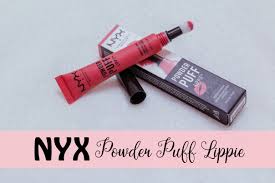 nyx powder puff lippie powder lip cream