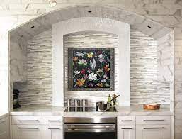 Custom Kitchen Mosaic Backsplash Art