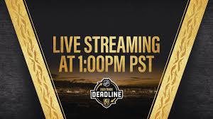 This stream works on all devices including pcs, iphones, android, tablets and play stations you have chosen to watch vegas golden knights vs montreal canadiens , and the stream will start up to an hour before the game time. Vegas Golden Knights To Host Live Trade Deadline Show On February 24
