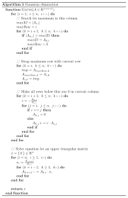 Solving Linear Equations With Gaussian