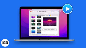 video as a screensaver on mac