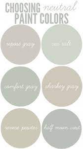 Choosing Neutral Paint Colors