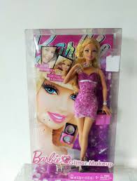 barbie loves glitter makeup doll 2010