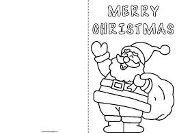 Santa ringing his bell coloring picture. Christmas Coloring Cards Teaching Resources
