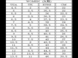 Nike Mens And Womens Shoe Size Chart Nike Sb Mens And Womens