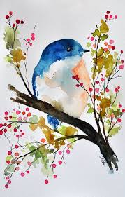 Are you a beginner and want some good ideas for painting with watercolor? 40 Easy Watercolor Painting Ideas For Beginners 2020 Updated Watercolor Paintings For Beginners Original Watercolor Painting Bird Art