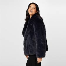 Biba Biba X Tess Daly Faux Fur Jacket