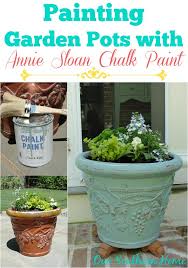 Painting Garden Pots With Annie Sloan