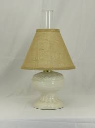 Buy White Stoneware Accent Lamp With