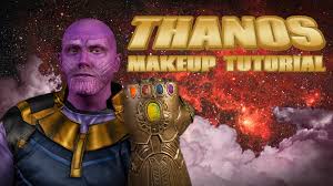 thanos infinity war makeup tutorial