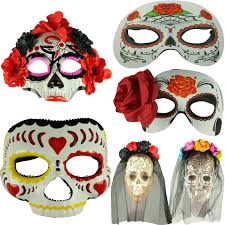 halloween day of the dead face mask