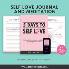 self love journal and guided tation