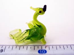Small Glass Dragon Animal Figurines