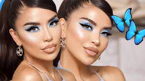 baby blue makeup tutorial iluvsarahii