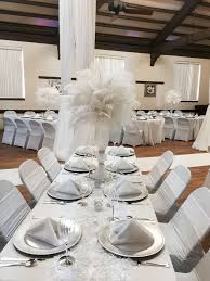 The pink elephant 60th birthday party ideas round 1. All White Party Birthday Party Ideas Photo 2 Of 11 All White Party White Party Theme White Party Decorations