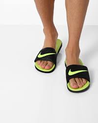 black green flip flop slippers