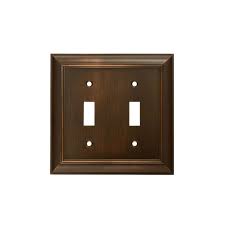 Double Toggle Wall Plate Oil Rubbed Bronze