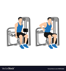 man doing isted machine seated