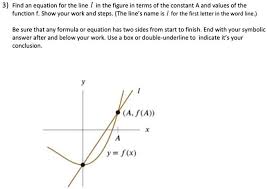 Find An Equation For The Line