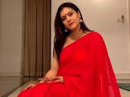 kajol red saree looks for women for