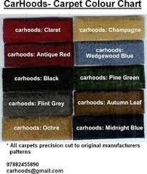 Details About Austin Morris Mini Wolseley Hornet Riley Elf Cooper Carpet Set Choice Colours