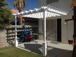 pergola attached directly to the house