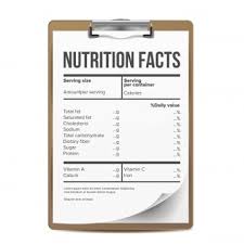 nutrition facts png transpa images