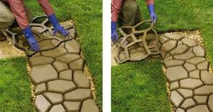 how to make a concrete walkway project